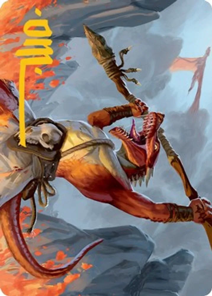 Kobold Art Card (Gold-Stamped Signature)