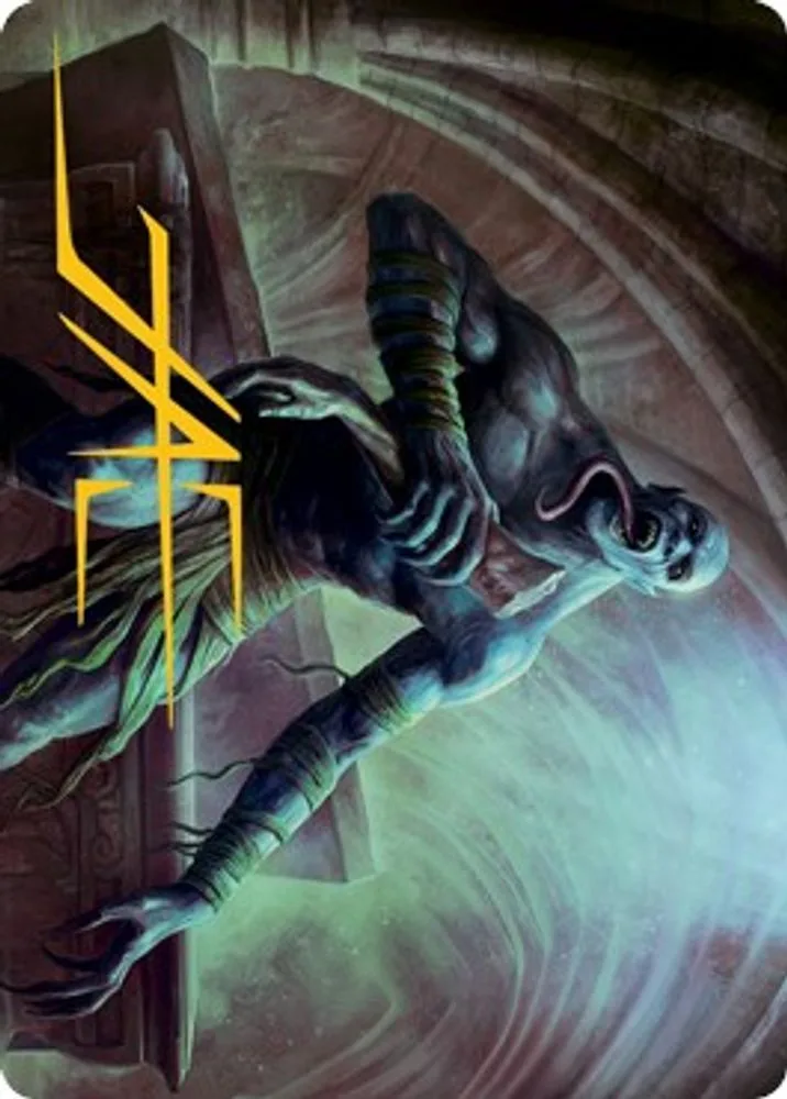 Ghoul Art Card (Gold-Stamped Signature)