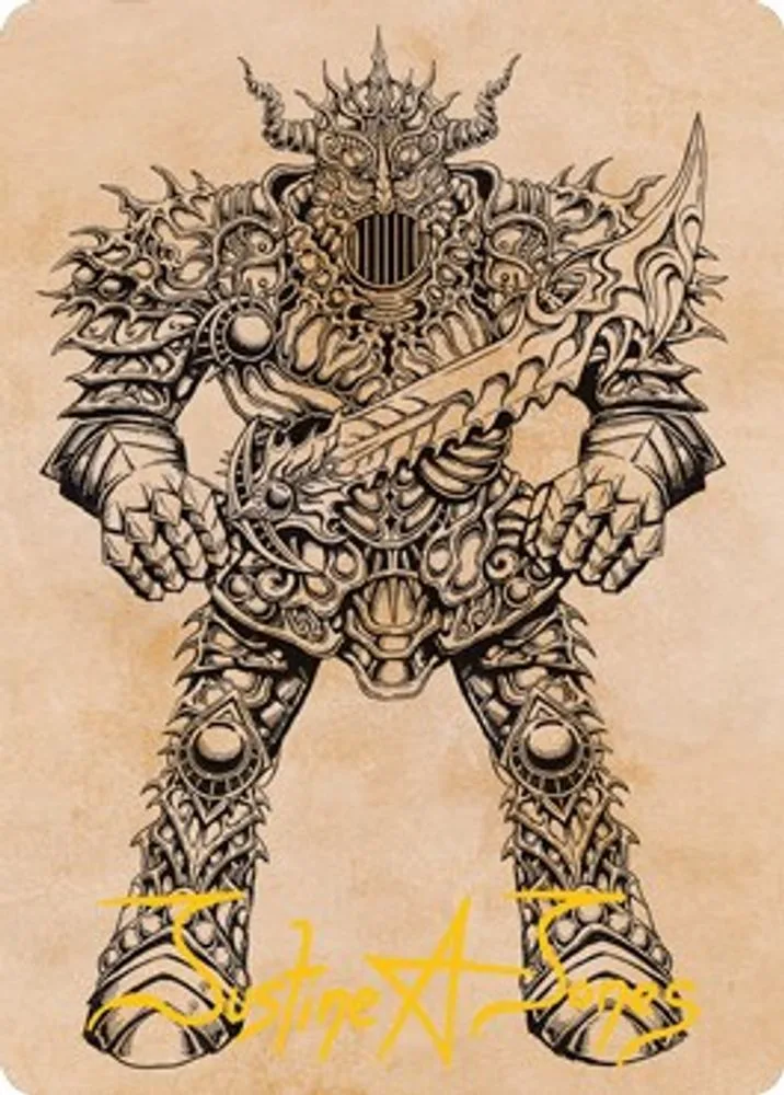 Iron Golem (Showcase) Art Card (Gold-Stamped Signature)