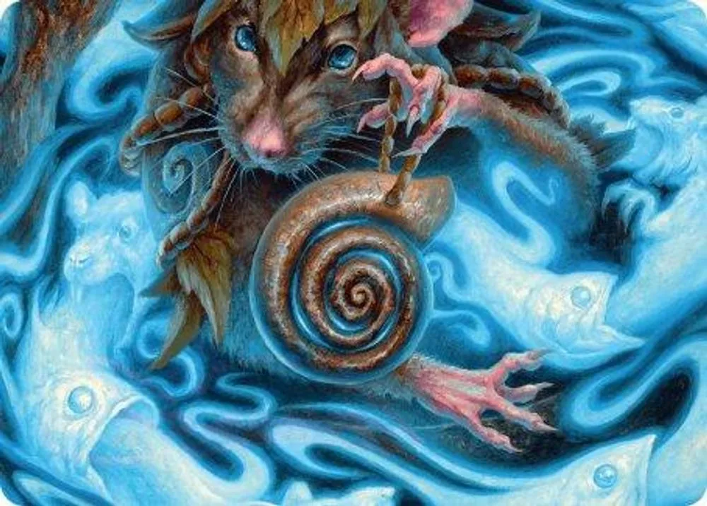Mind Spiral Art Card