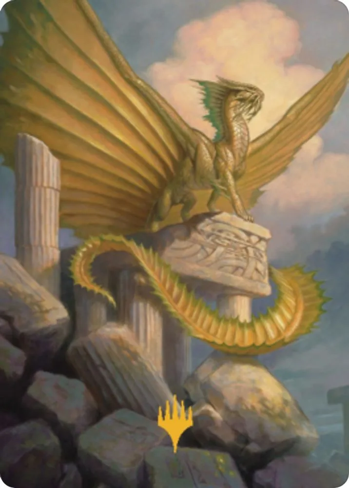 Ancient Gold Dragon Art Card (5/81 · Gold-Stamped)