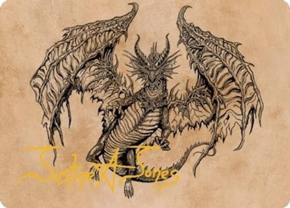 Ganax, Astral Hunter Art Card (Gold-Stamped Signature)