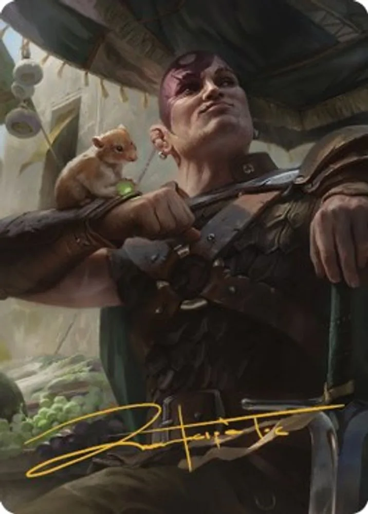 Minsc & Boo, Timeless Heroes Art Card (38/81 · Gold-Stamped Signature)