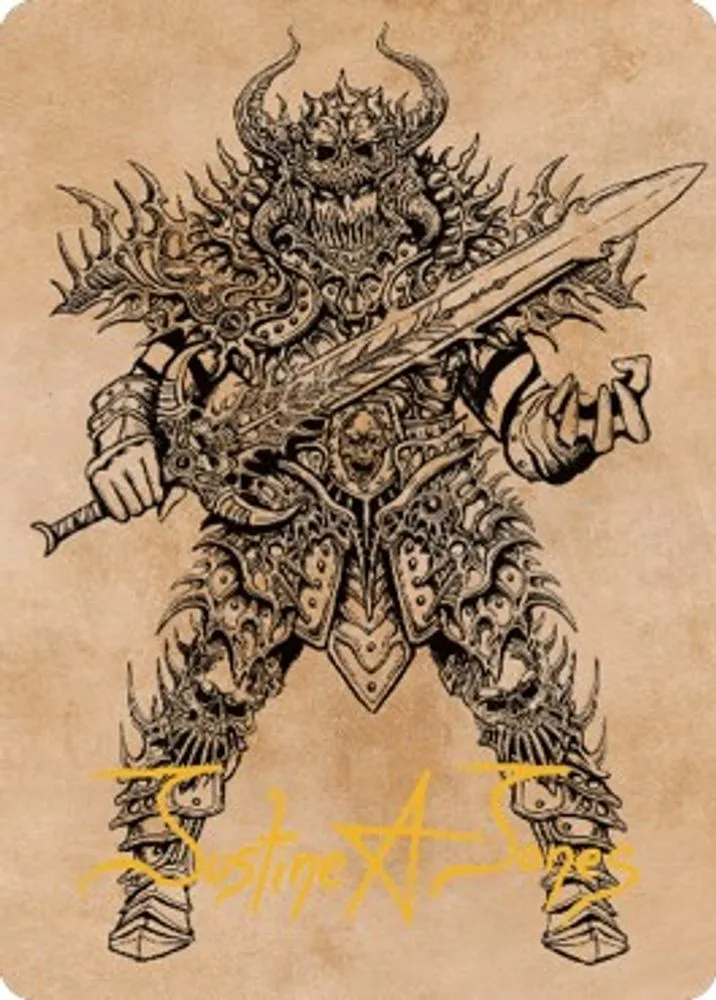 Sarevok, Deathbringer Art Card (Gold-Stamped Signature)