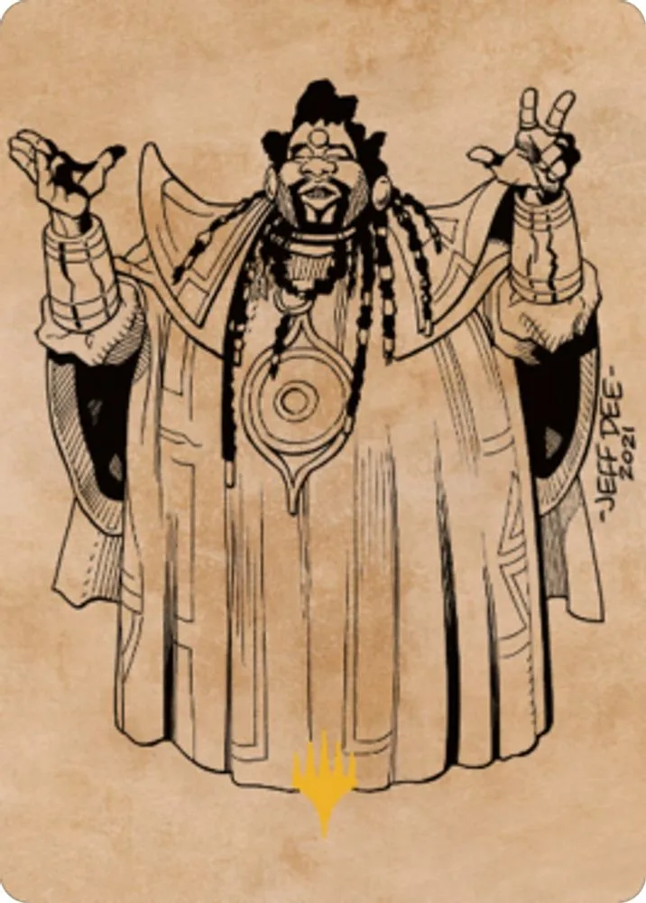 Alaundo the Seer Art Card (Gold-Stamped)