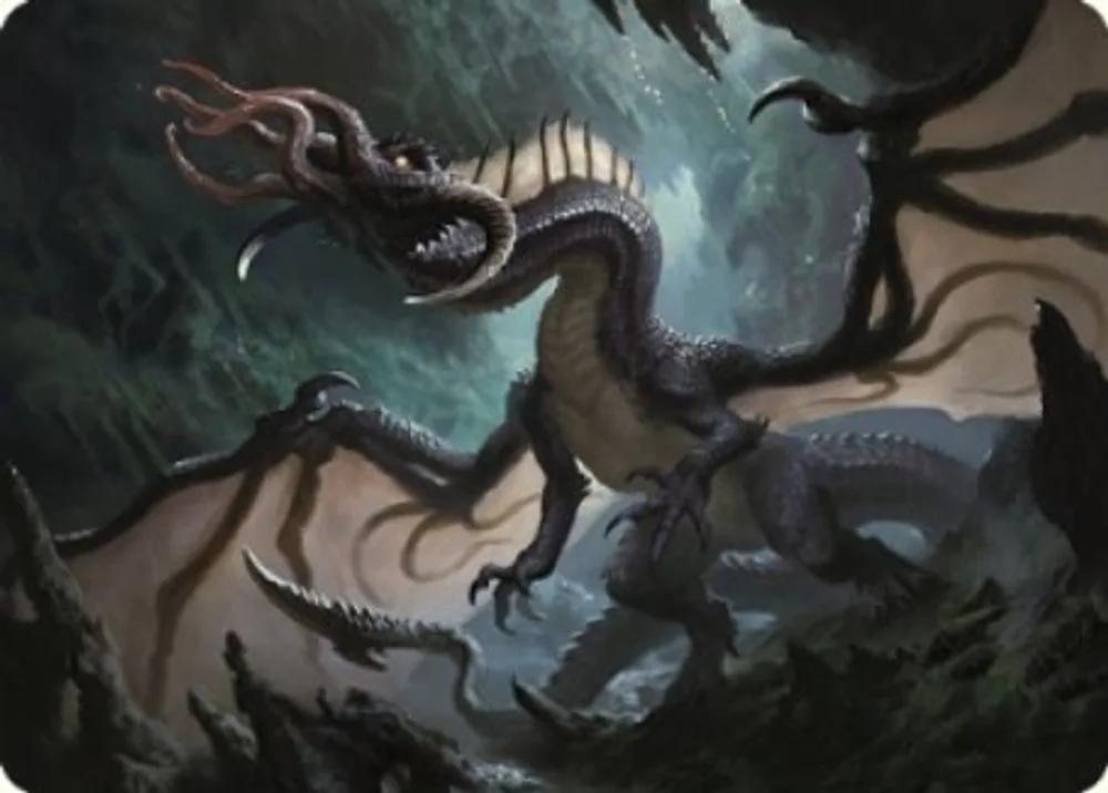 Brainstealer Dragon Art Card