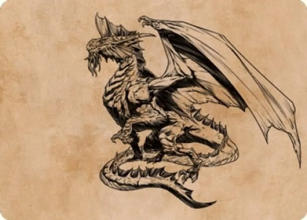 Ancient Silver Dragon Art Card (47/81)