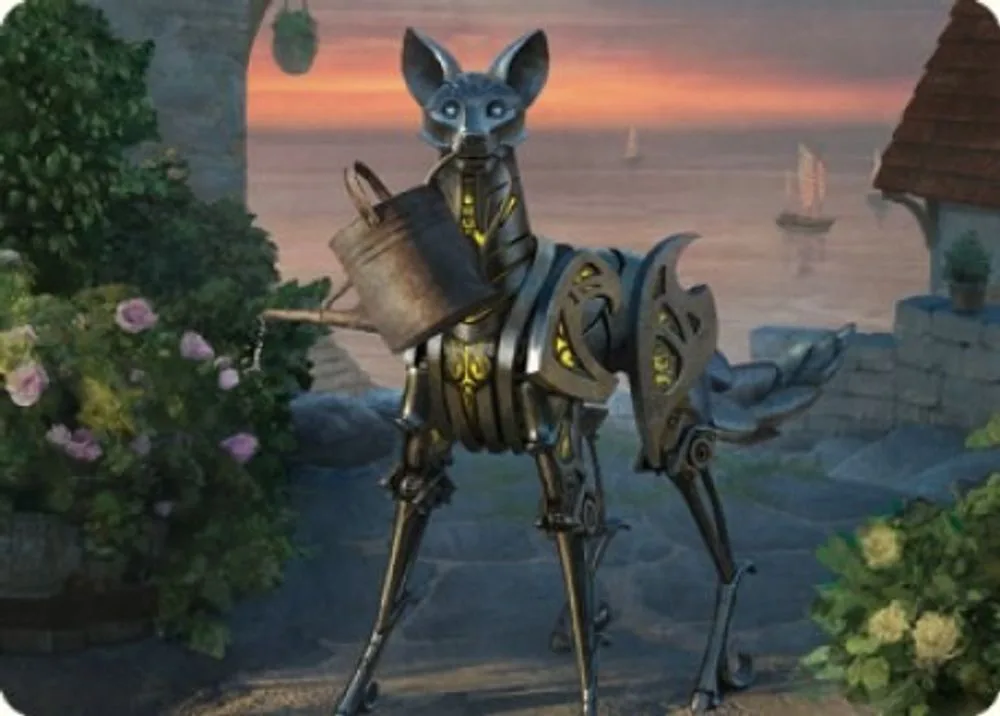 Clockwork Fox Art Card