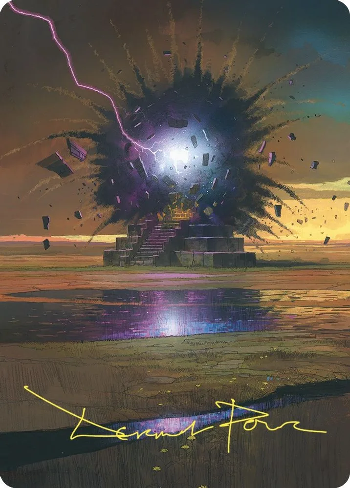 Return to Dust Art Card (Gold-Stamped Signature)