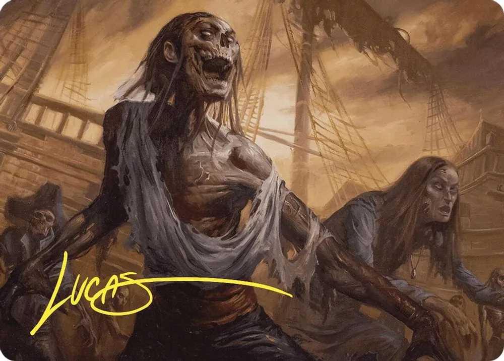 Rise from the Tides Art Card (Gold-Stamped Signature)
