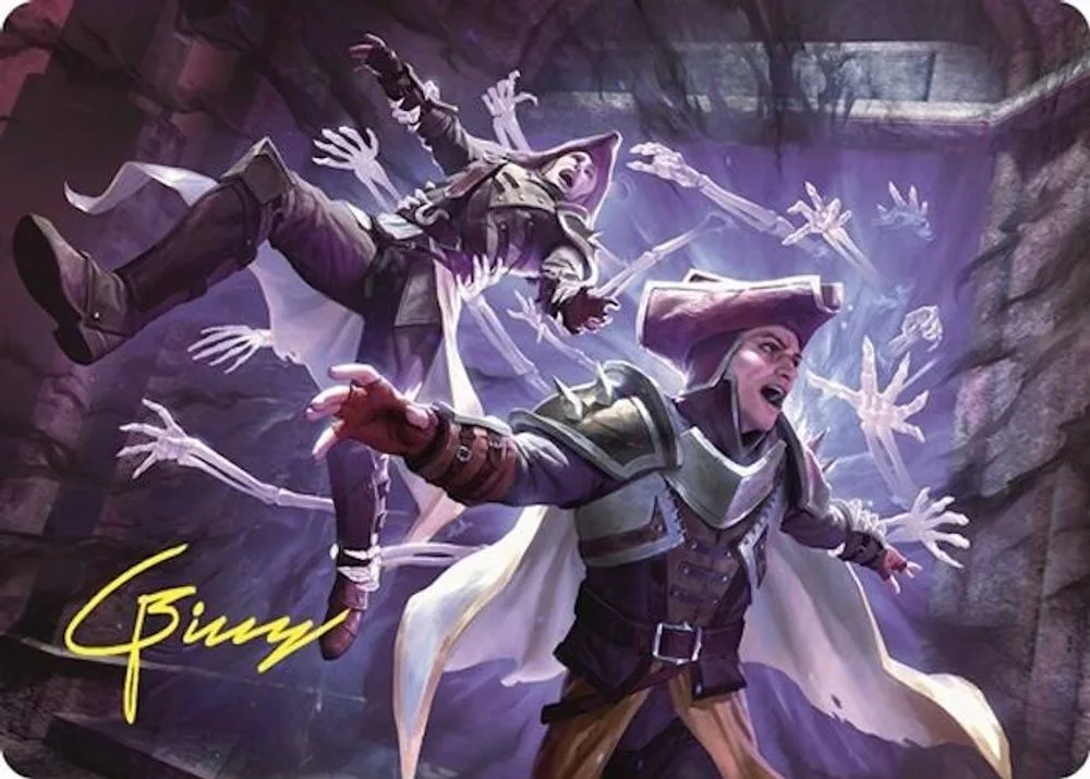 Grave Pact Art Card (Gold-Stamped Signature)