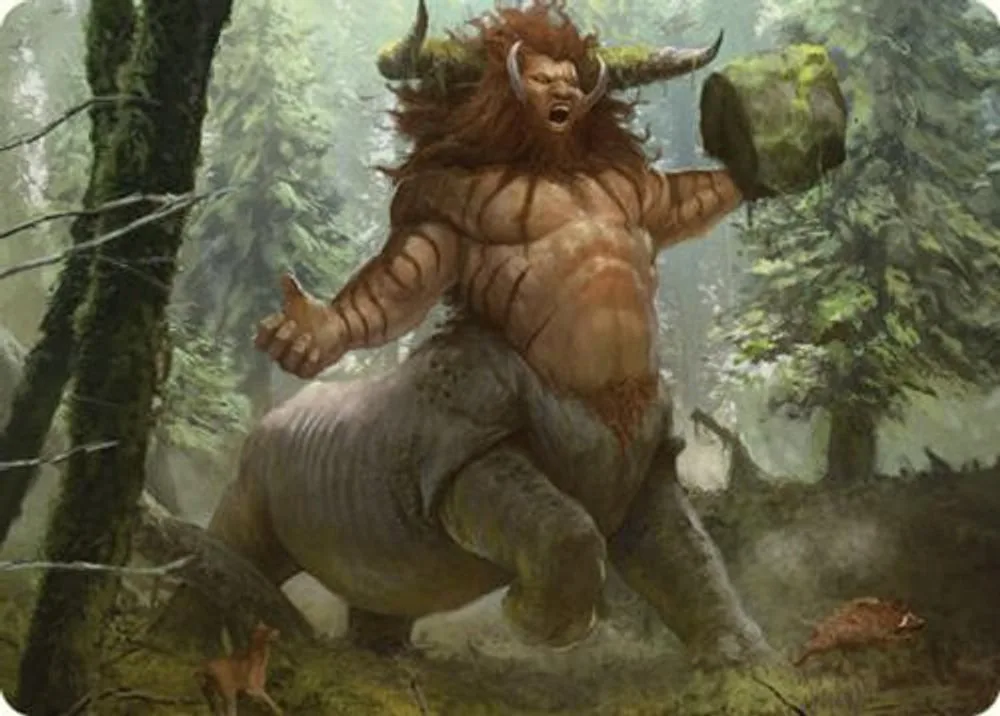 Stonehoof Chieftain Art Card
