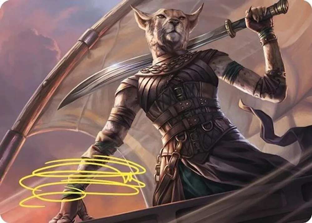Mirri, Weatherlight Duelist Art Card (Gold-Stamped Signature)