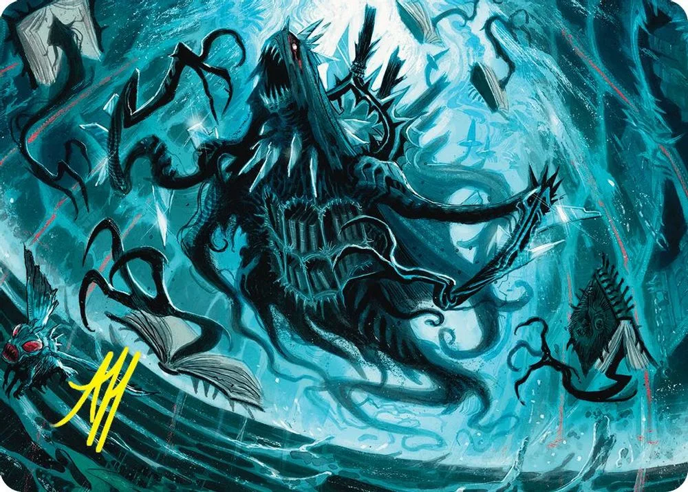 Overlord of the Floodpits Art Card (Gold-Stamped Signature)