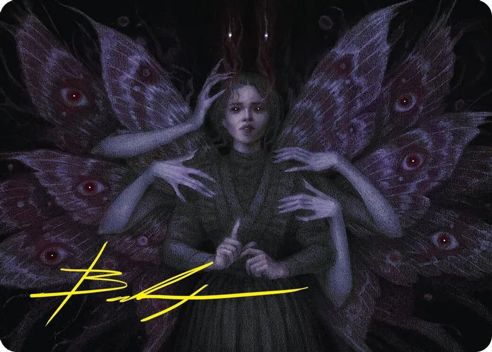 Demonic Counsel Art Card (7/54 · Gold-Stamped Signature)