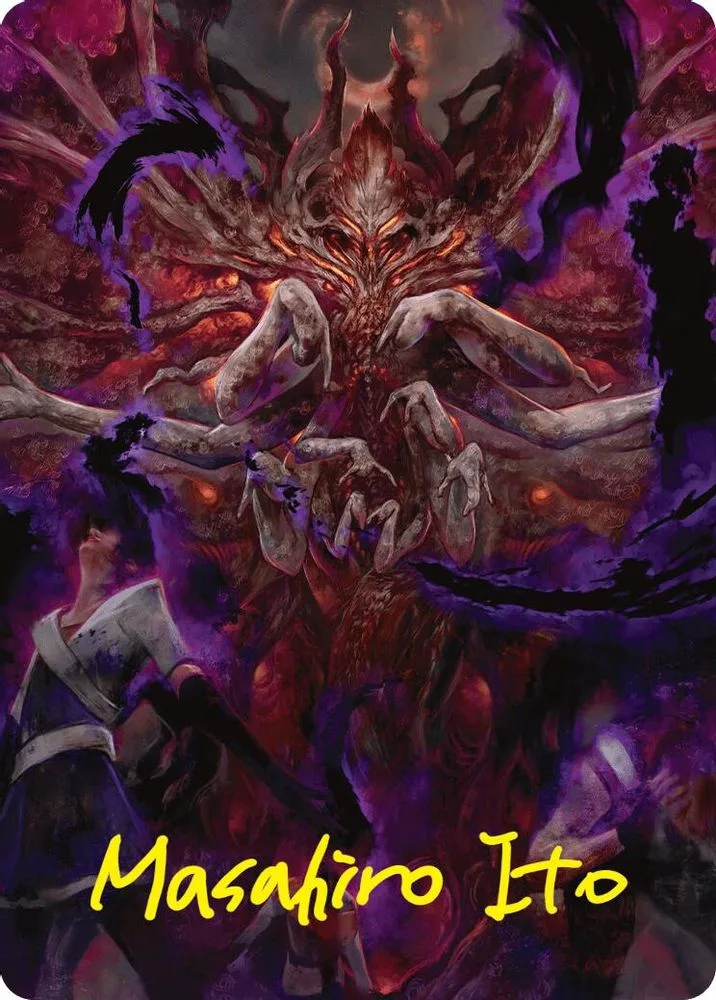 Damnation Art Card (Gold-Stamped Signature)