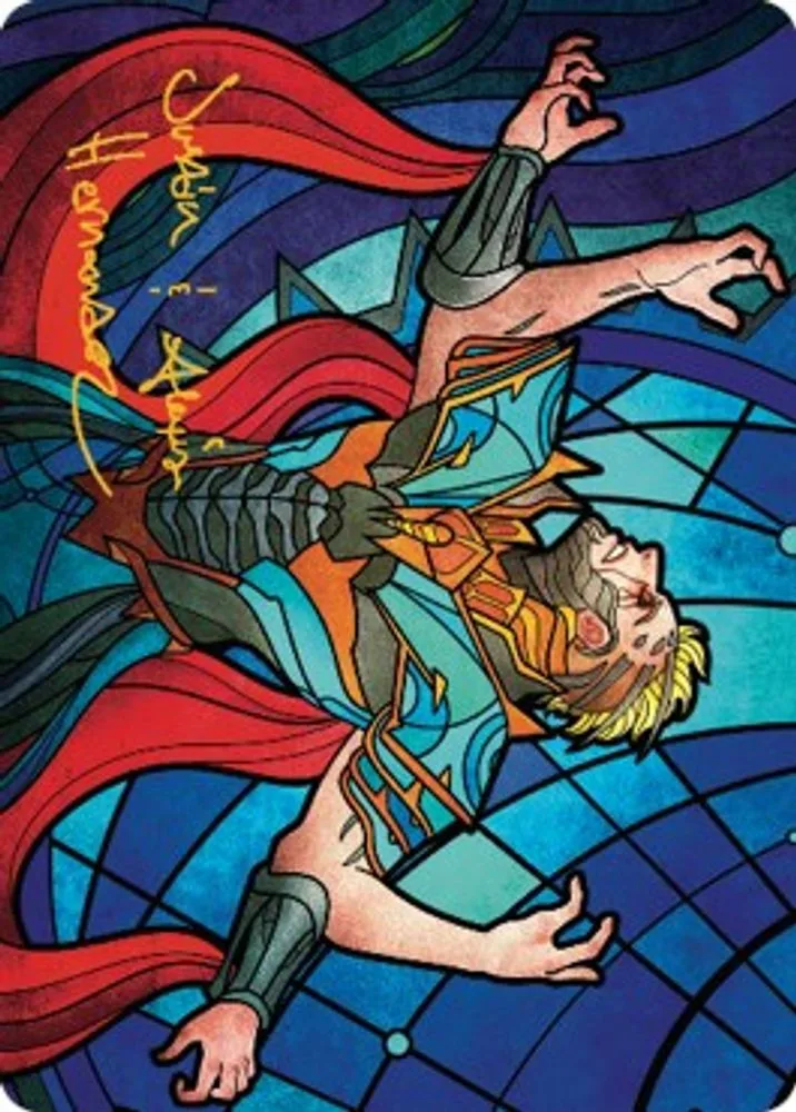 Ertai Resurrected Art Card (70/81 · Gold-Stamped Signature)