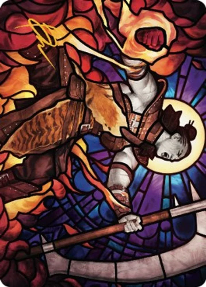 Garna, Bloodfist of Keld Art Card (Gold-Stamped Signature)