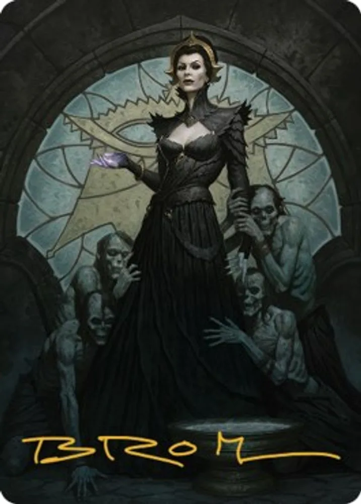 Liliana of the Veil Art Card (Gold-Stamped Signature)