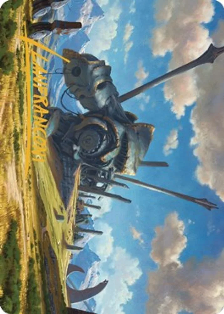 Plains Art Card (62/81 · Gold-Stamped Signature)
