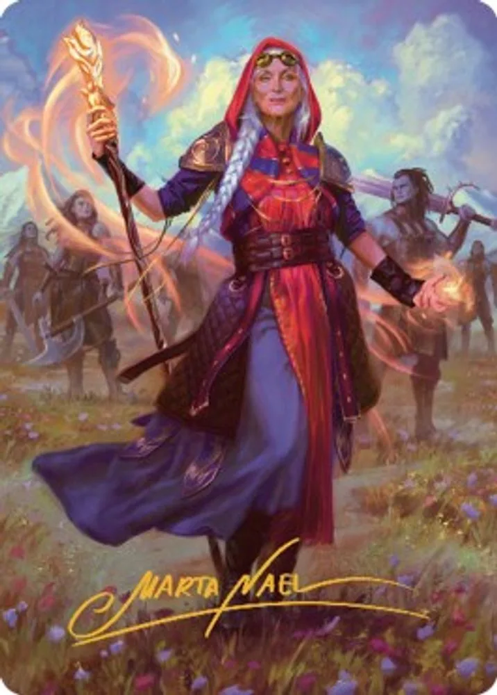 Jaya, Fiery Negotiator Art Card (34/81 · Gold-Stamped Signature)