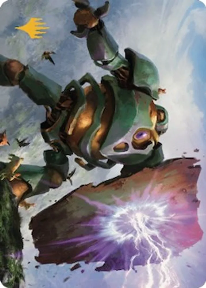Walking Bulwark Art Card (Gold-Stamped Signature)