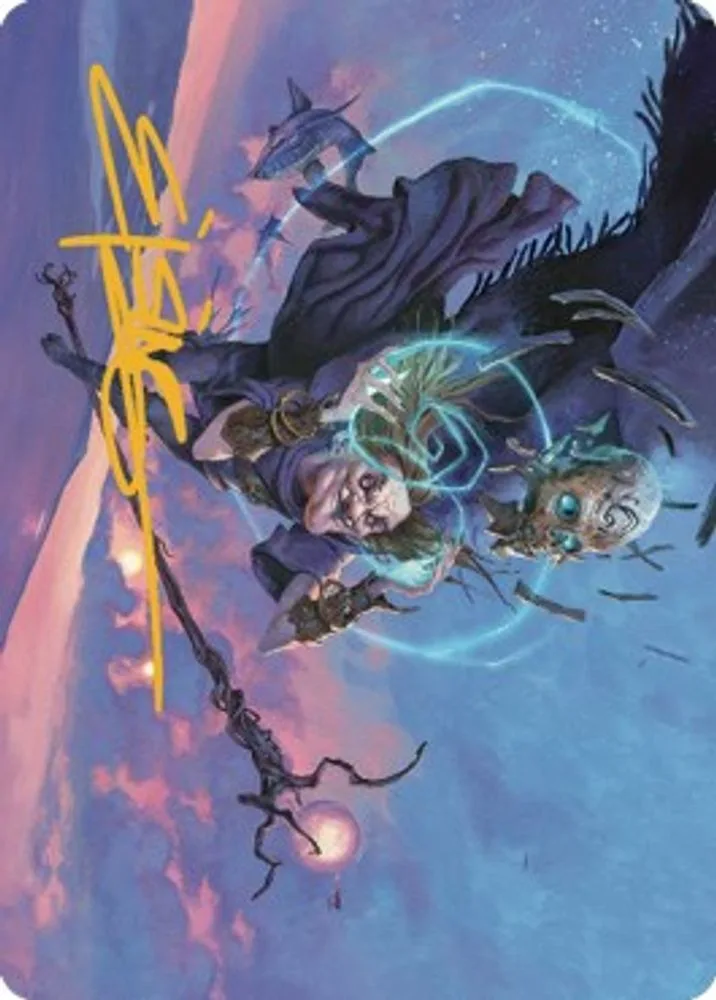 Zur, Eternal Schemer Art Card (56/81 · Gold-Stamped Signature)