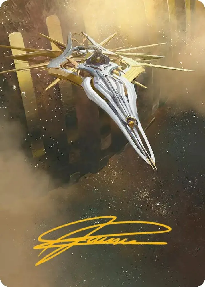 Dawnsire, Sunstar Dreadnought Art Card (Gold-Stamped Signature)