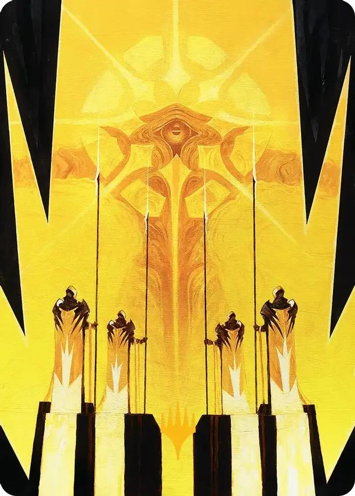 Hardlight Containment Art Card (Gold-Stamped Planeswalker Symbol)