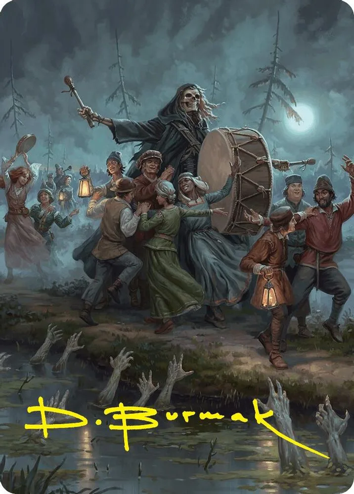 Blasphemous Edict Art Card (35/54 · Gold-Stamped Signature)