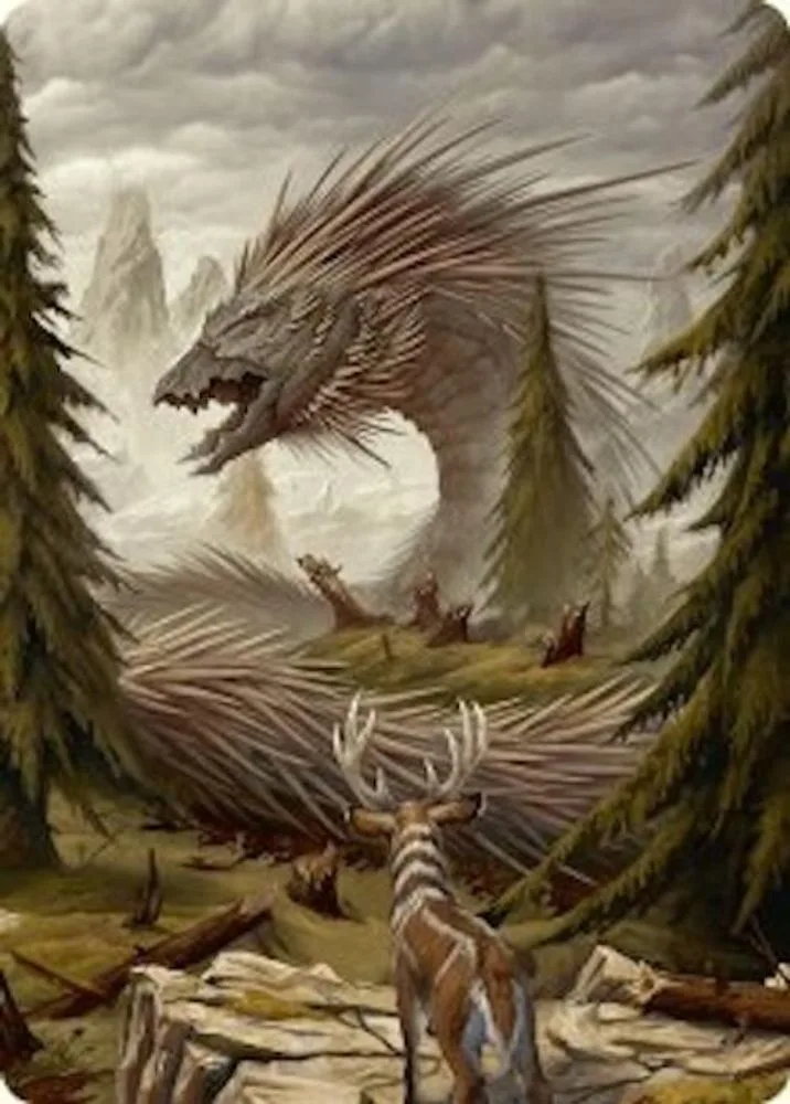 Quilled Greatwurm Art Card (44/54)