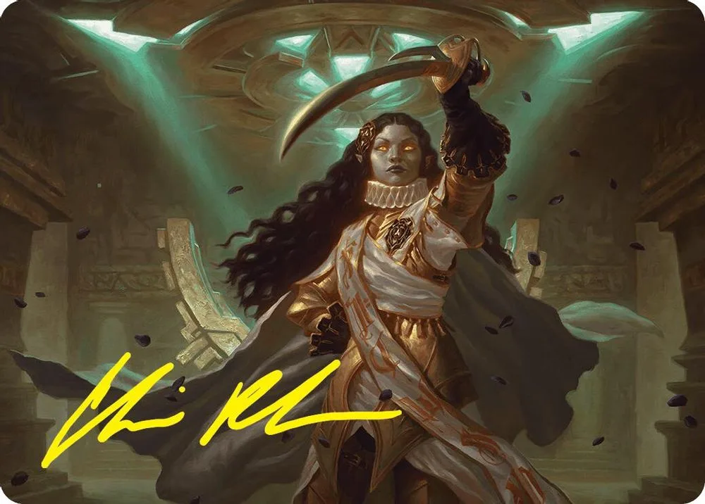 Elenda, Saint of Dusk Art Card (15/54 · Gold-Stamped Signature)