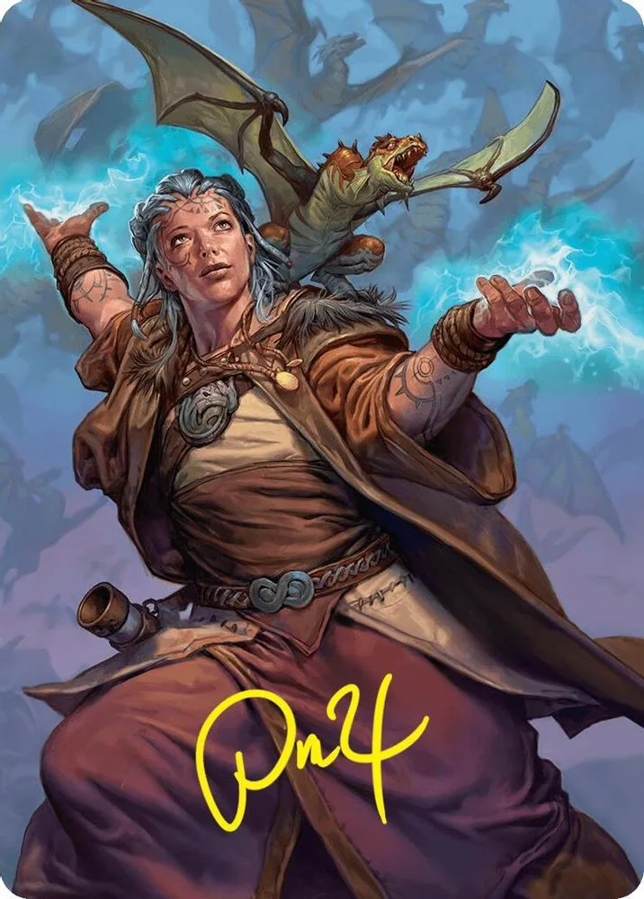 Drake Hatcher 2 Art Card (29/54 · Gold-Stamped Signature)