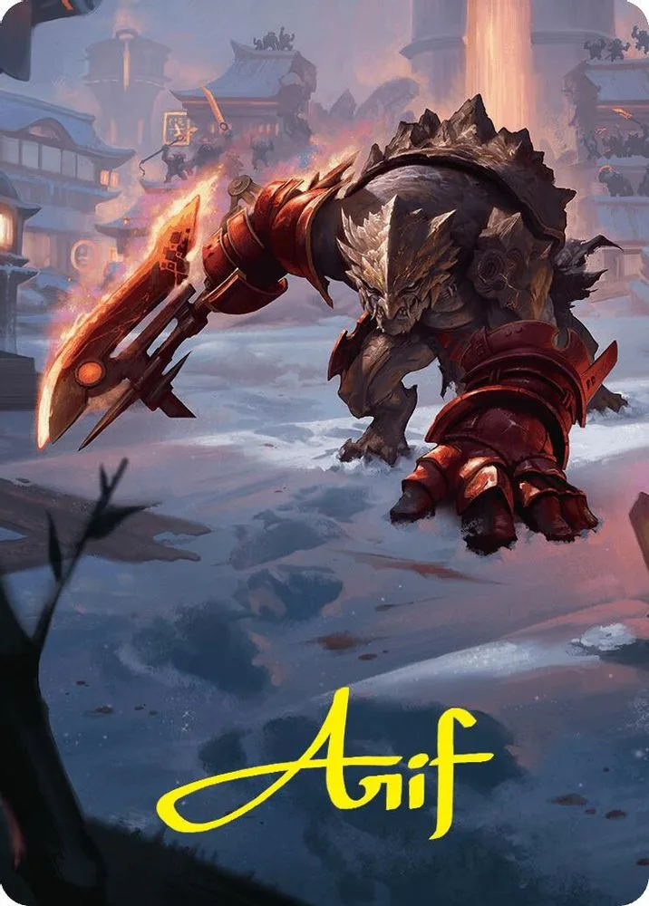Searslicer Goblin Art Card (39/54 · Gold-Stamped Signature)