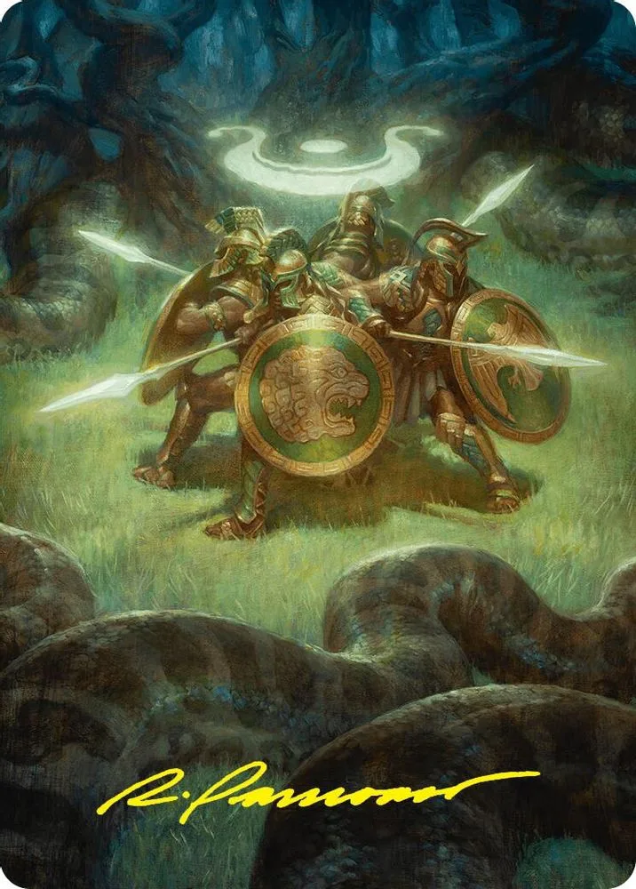 Anthem of Champions Art Card (47/54 · Gold-Stamped Signature)