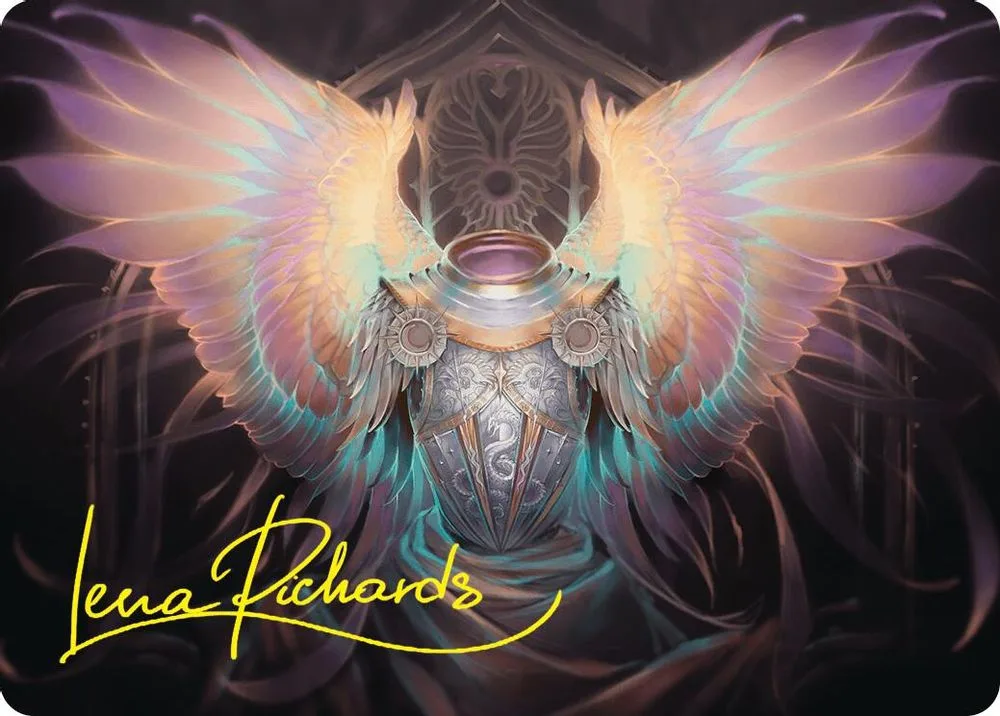Celestial Armor Art Card (2/54 · Gold-Stamped Signature)
