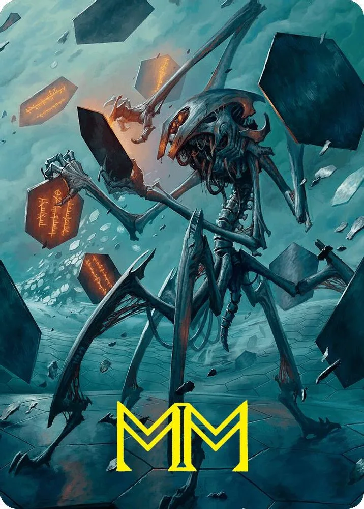 Scrawling Crawler Art Card (50/54 · Gold-Stamped Signature)
