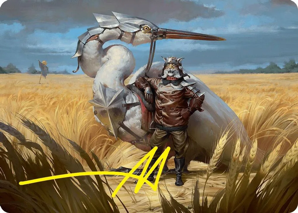 Skyknight Squire Art Card (4/54 · Stamped Signature)