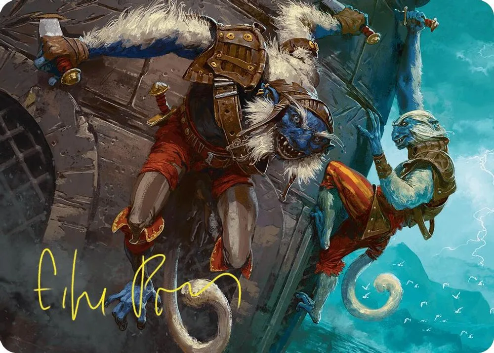 Goblin Boarders Art Card (11/54 · Gold-Stamped Signature)