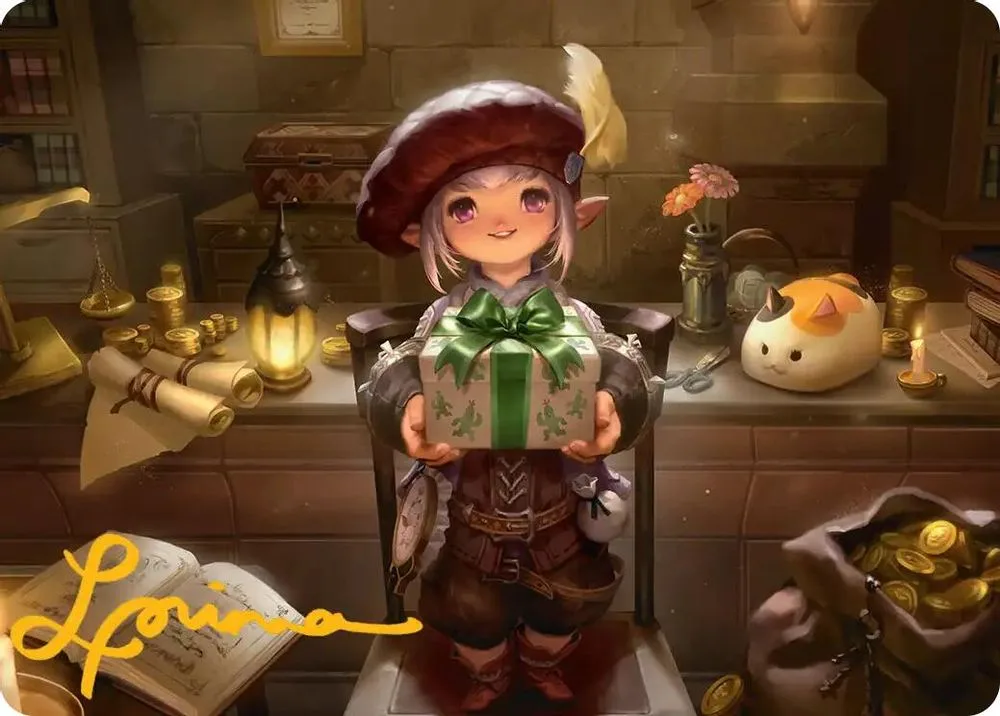 Tataru Taru Art Card (Gold-Stamped Signature)