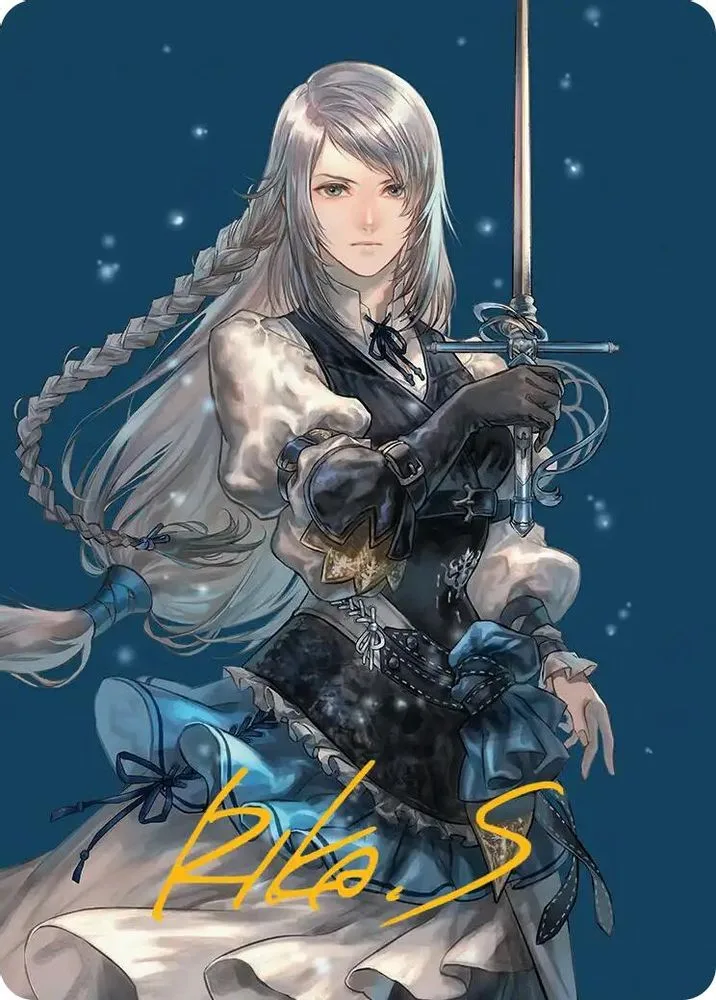 Jill, Shiva's Dominant Art Card (Gold-Stamped Signature)