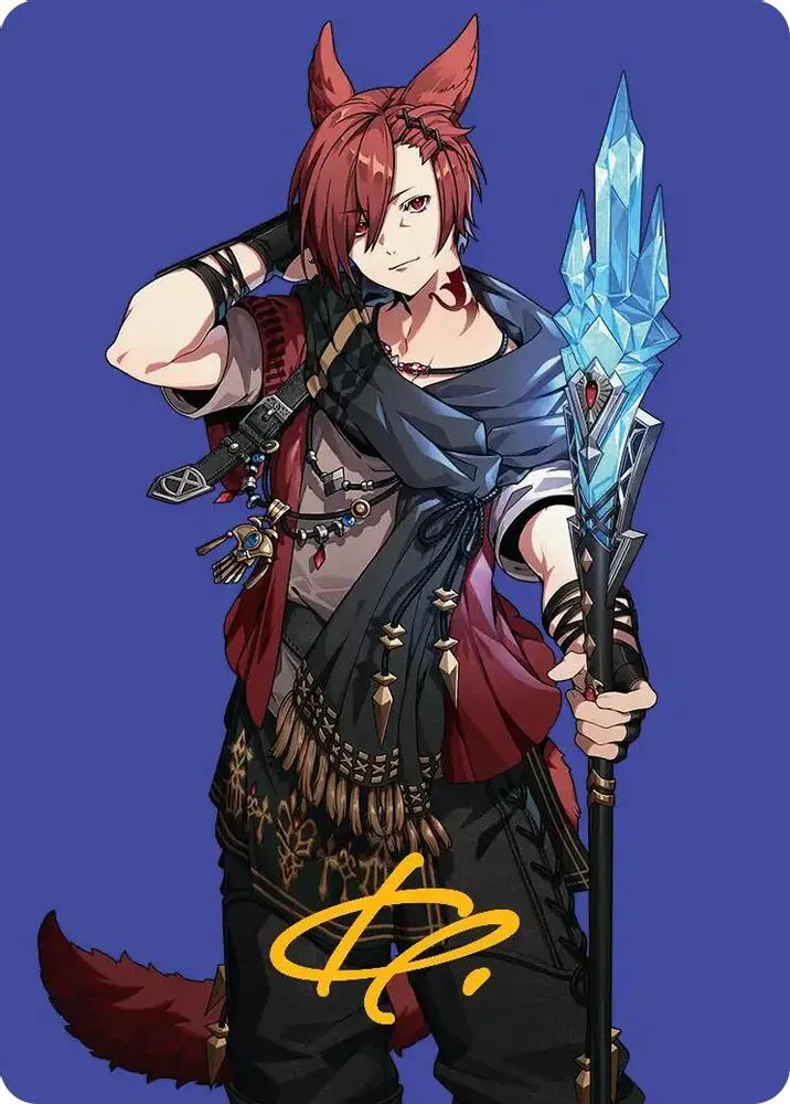 G'raha Tia, Scion Reborn Art Card (Gold-Stamped Signature)