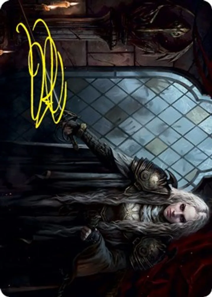 Thalia, Guardian of Thraben Art Card (Gold-Stamped Signature)