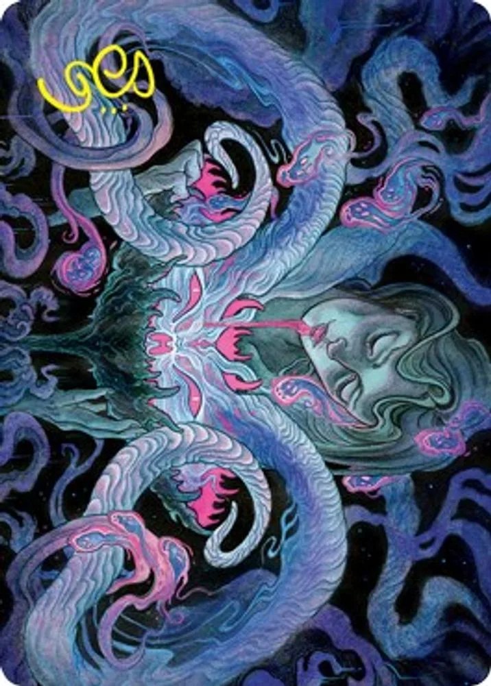 Demonic Bargain Art Card (Gold-Stamped Signature)