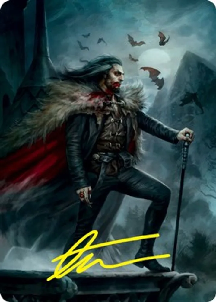 Dracula, Blood Immortal Art Card (Gold-Stamped Signature)