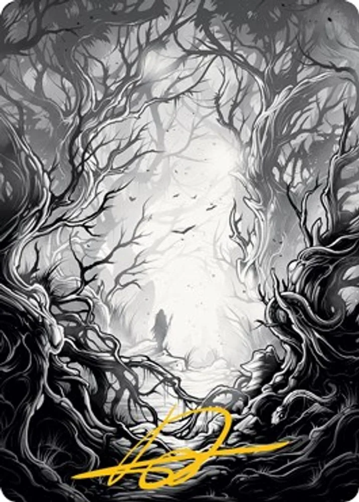 Forest Art Card (81/81 · Gold-Stamped Signature)