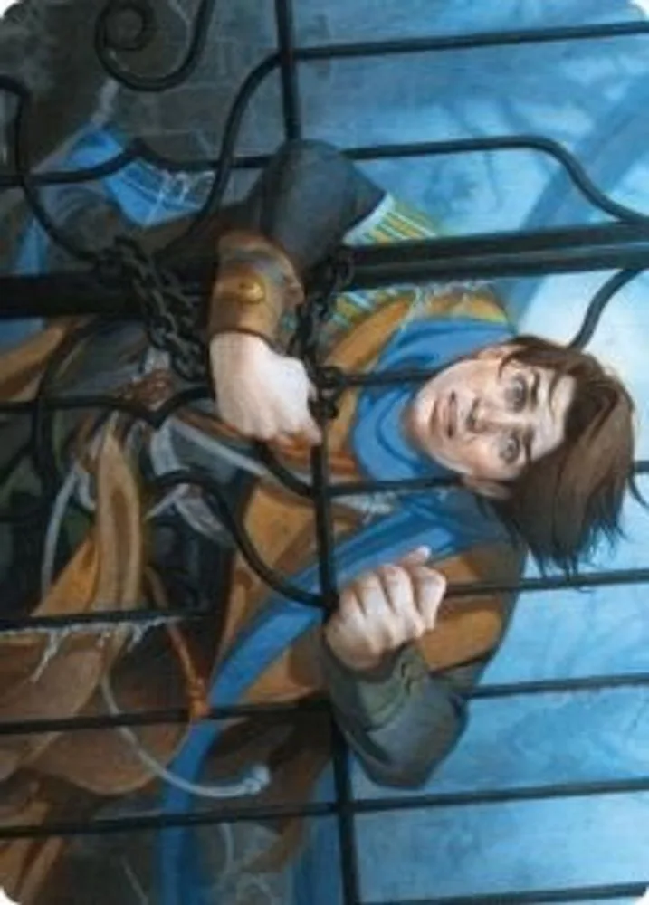 Locked in the Cemetery Art Card