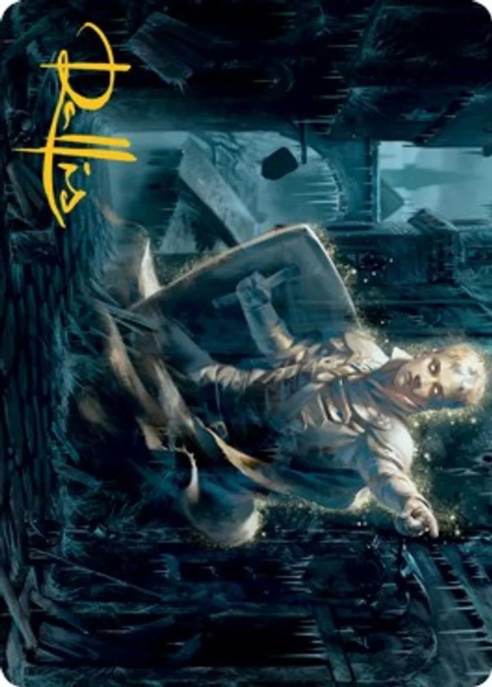 Dennick, Pious Apparition Art Card (Gold-Stamped Signature)
