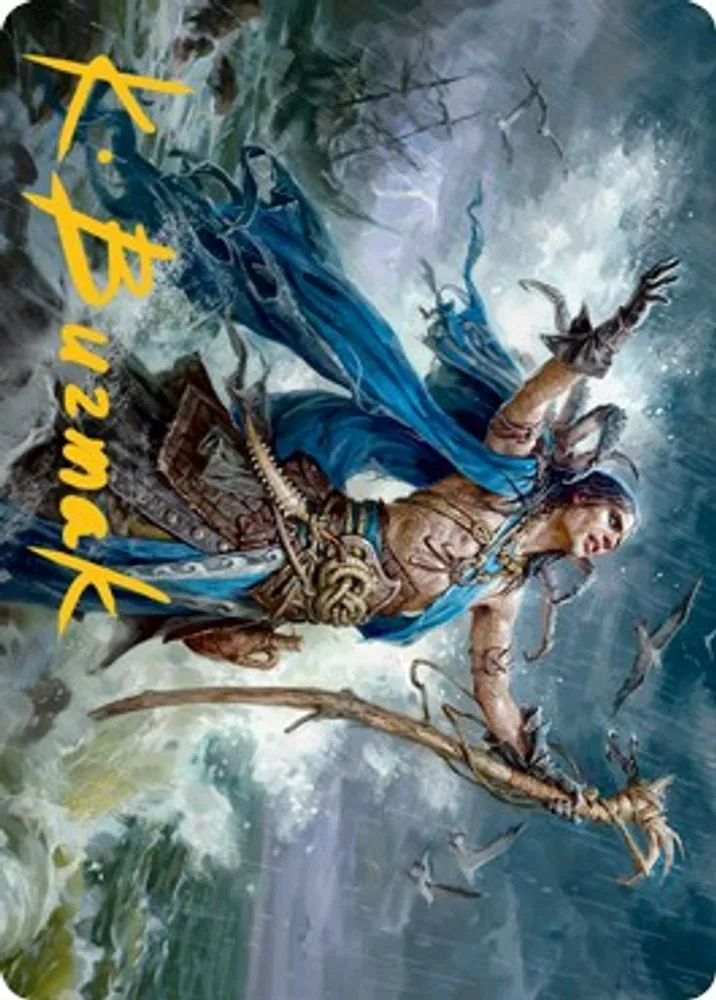 Lier, Disciple of the Drowned Art Card (Gold-Stamped Signature)
