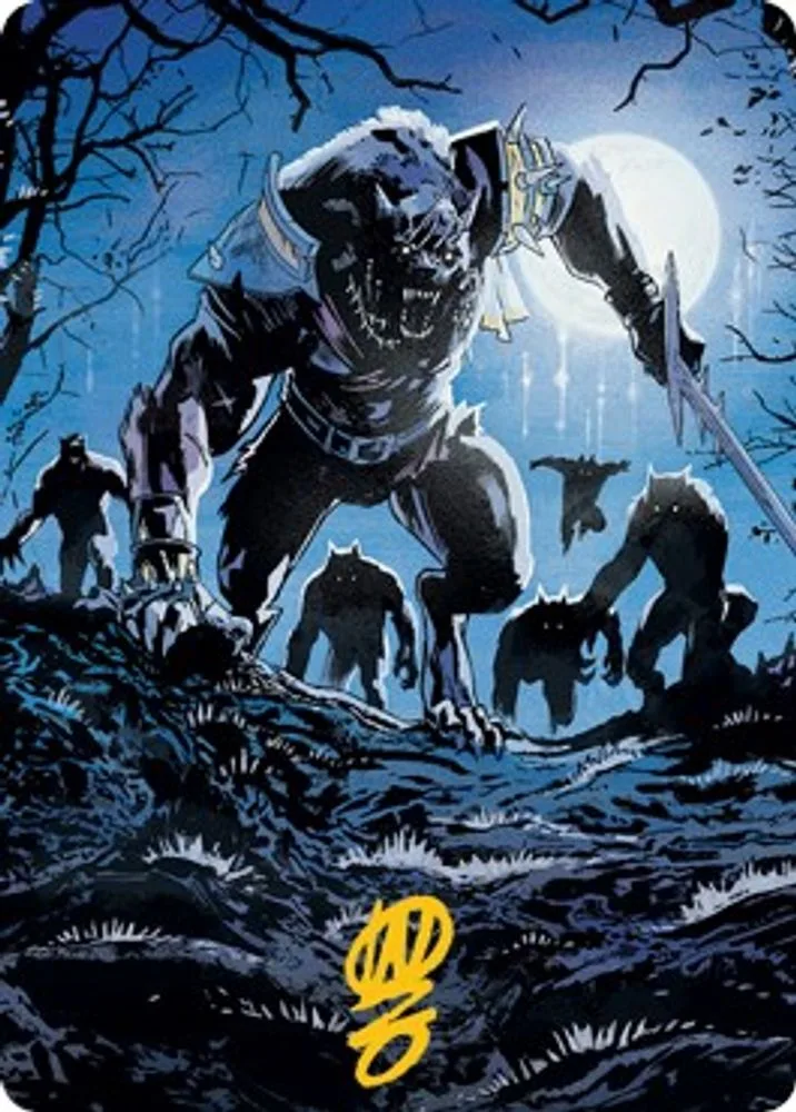 Tovolar, the Midnight Scourge Art Card (08/81 · Gold-Stamped Signature)